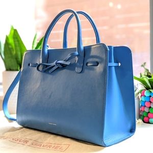 Mansur Gavriel Sun Bag, large, sea